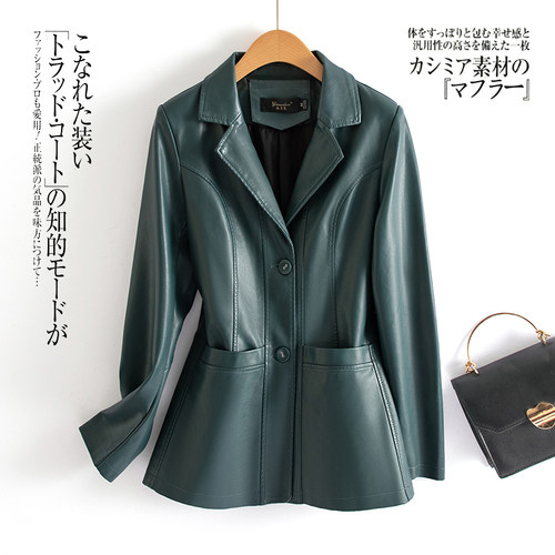 今年流行特惠真皮皮衣女短款2025春秋新款绵羊皮上衣修身显瘦