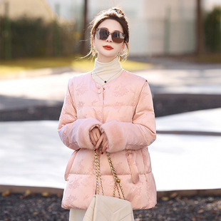 高端洋气时尚 新款 轻国风羽绒服女2024冬季 今年流行特惠新中式
