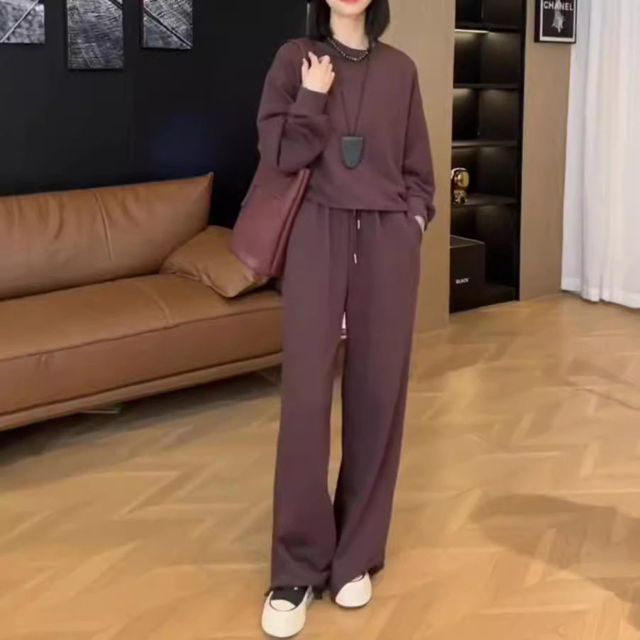 今年流行特惠24716大爱美依缘2025秋季新款时尚长袖宽松卫衣长裤