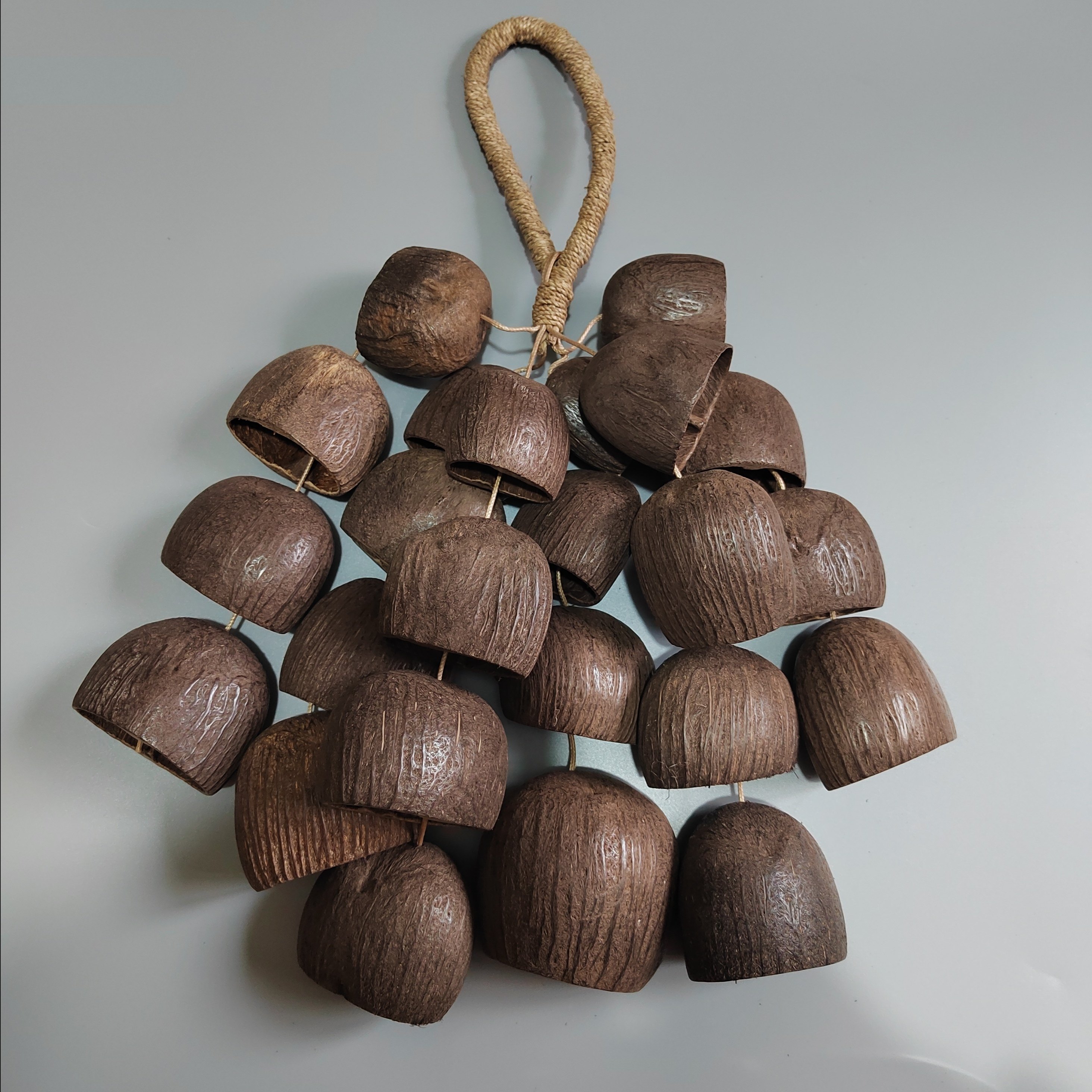 水铃桐印尼黑果夹竹桃天然果壳手摇铃风铃音疗愈乐器手工pangji