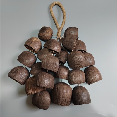 水铃桐印尼黑果夹竹桃天然果壳手摇铃风铃音疗愈乐器手工pangji