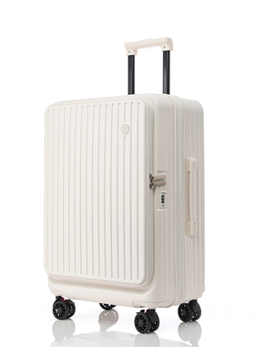 马冬强前开口行李箱女2024新款可扩展多功能拉杆箱20寸旅行箱男24