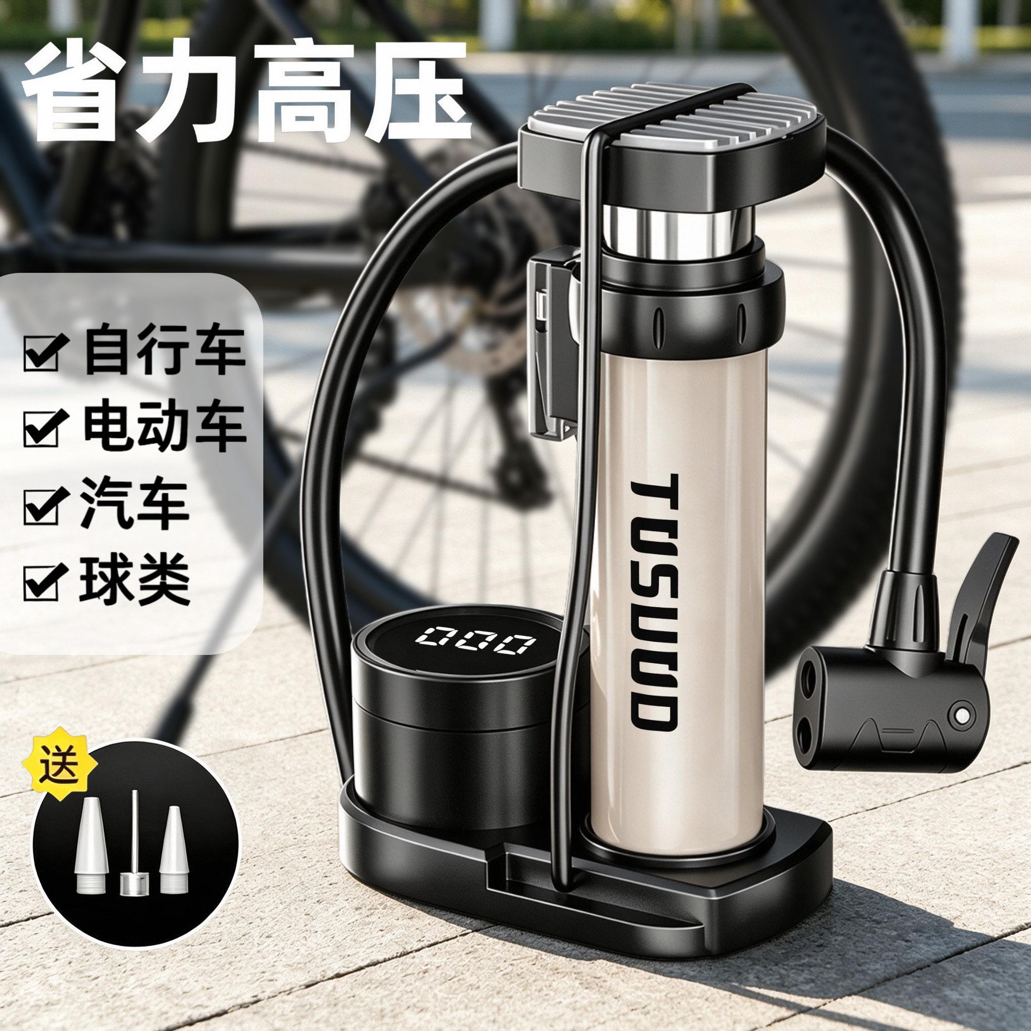 适用于捷安特折叠自行车打气筒高压家用通用充气泵便携式骑行配件图片