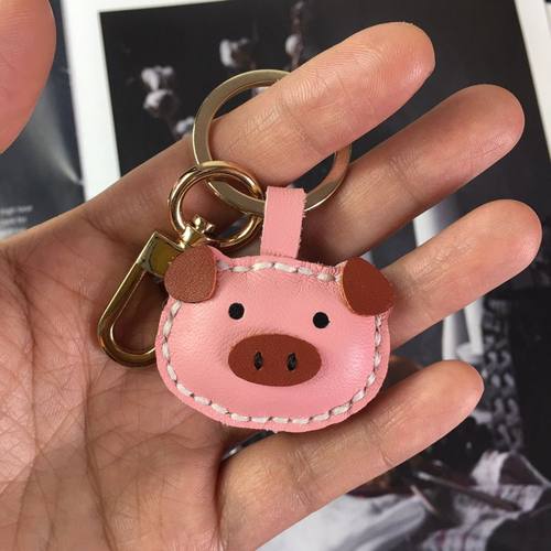 手工挂件轩轩手造牛皮卡通