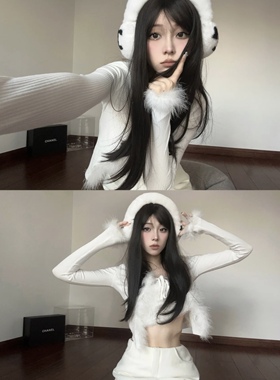 BabeFish Onze【Ragdoll】毛毛白色纯欲针织百搭开衫