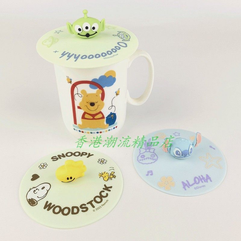 迪士尼立体造型硅胶杯盖