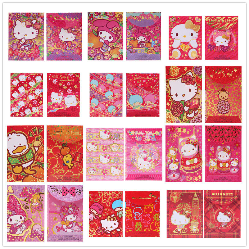 港版Sanrio三丽鸥Kitty小双星MELOY烫金AP鸭利是封新年压岁紅包,模玩/动漫/周边/娃圈三坑/桌游,动漫挂件/文具,淘宝优惠券,粉丝福利购,淘宝优惠卷