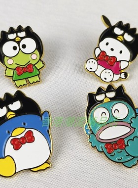 日版三丽鸥HAPIDANBUI SANRIO企鵝Tuxedosam襟章金属胸章微章袖章