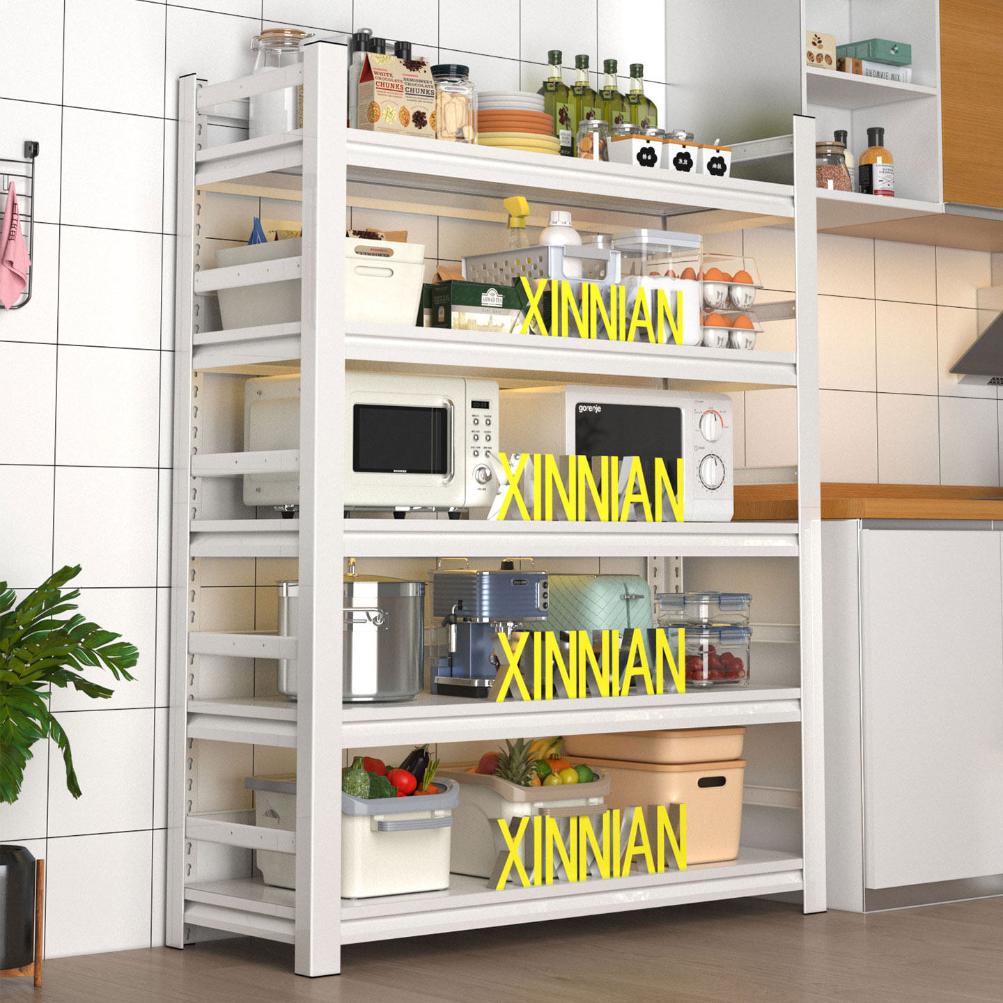 德国厨房置物架多层落地三面围栏收纳架微波炉烤箱锅储物加厚架子,厨房/烹饪用具,厨房置物架/置物柜/角架,淘宝优惠券,粉丝福利购,淘宝优惠卷