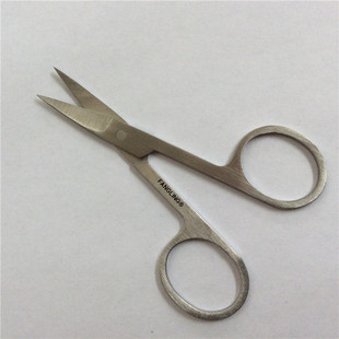 芳龄精品美容剪 弯头修眉剪 假睫毛双眼皮贴剪刀 优质不锈钢