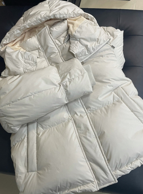 【念念】2024LO云朵90鹅绒连帽羽绒服两色可拆加厚保暖XH1505