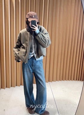 【念念】nycafter莱赛尔双面穿夹克宽松廓形派克服ll3438