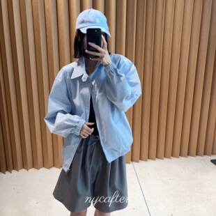【念念】nycafter 松弛质感休闲搭配  时髦翻领拉链外套lb3266