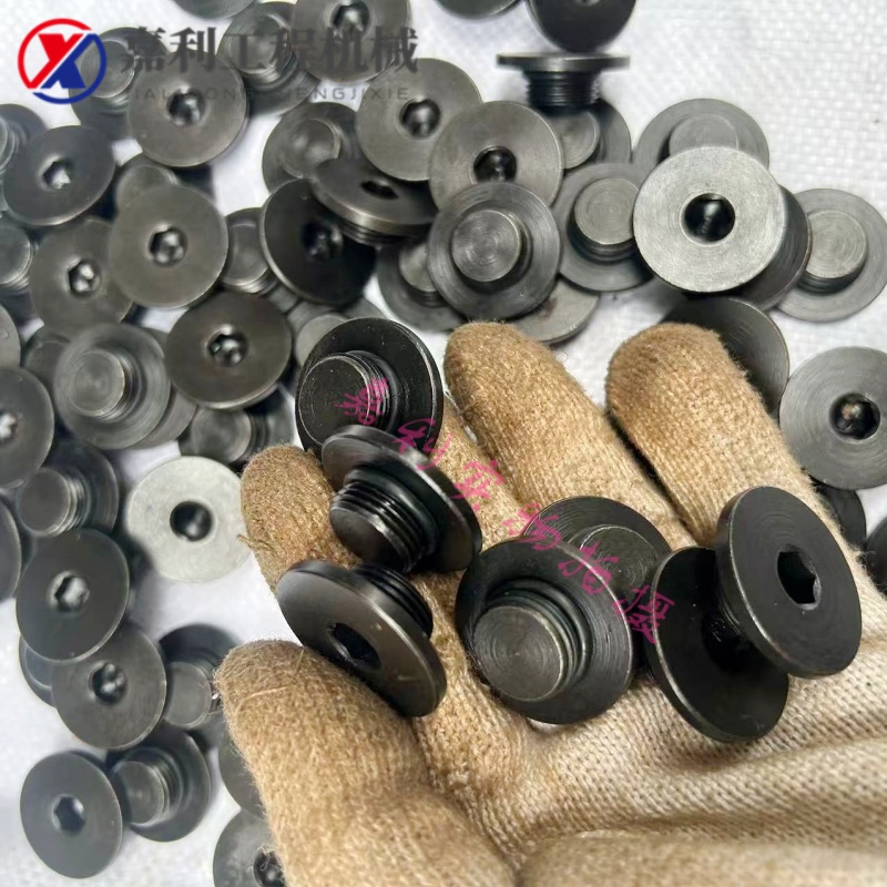 微挖行走堵头临工16徐工1517雷沃18三一16行走牙箱马达放换油螺丝