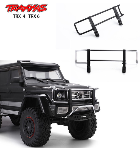 牛栏 TRX6 TRX4奔驰 G63 G500 金属快拆式分体前杠 荒漠前上杠