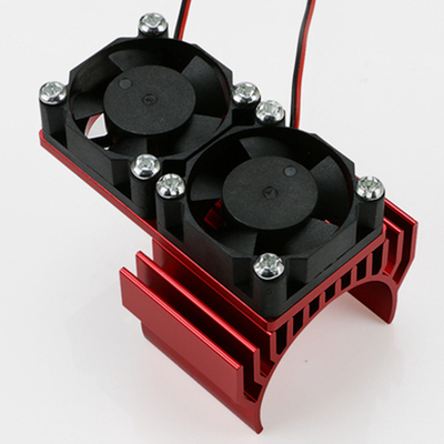 540铝合金散热片攀爬车540有刷电机3660无刷电机单双风扇散热器