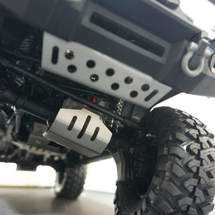 TRAXXAS TRX-4攀爬T4战术版车架前后防护金属护板底盘装甲护甲