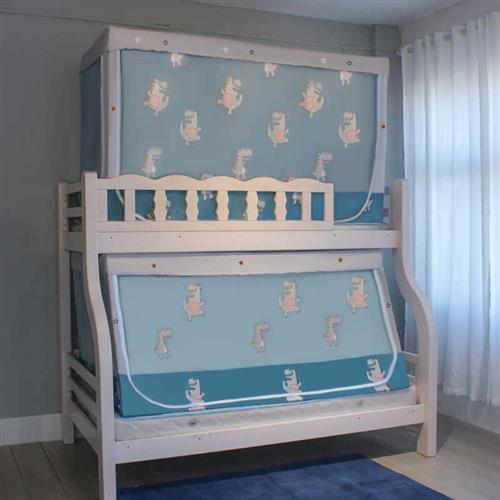 子母床防摔蚊帐遮光支架可伸缩上下铺上下床双层床高低梯形家用