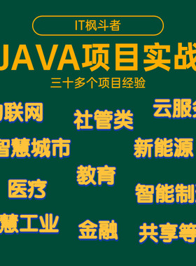 java项目培训一对一在线辅导java面试项目语音辅导 就业项目指导