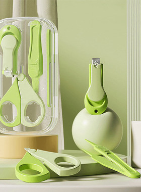 T指甲刀/婴儿B1pq808-四件套家用修甲修剪指甲剪小型便携式防夹肉