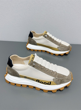 抖音同款男鞋夏季新款低帮透气舒适运动鞋百搭休闲一脚蹬懒人鞋