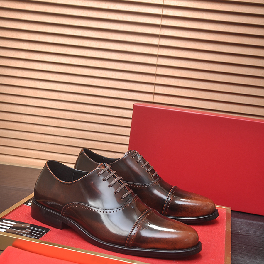 男鞋皮鞋结婚鞋亮面复古正装休闲