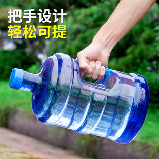 家用饮水机桶手提式_水桶纯净水桶自助打水桶食品级桶_加厚带盖桶装
