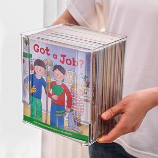 RMAX绘本收纳盒儿童牛津树分级阅读桌面小书架整理神器图书置物架