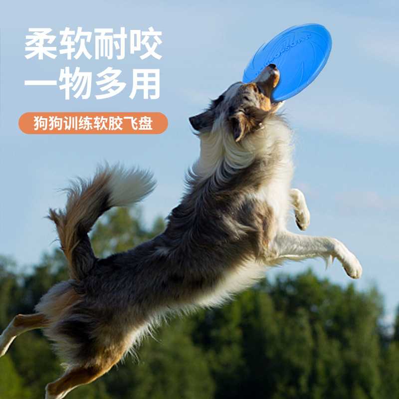 宠物飞盘狗飞盘耐咬可浮水软飞盘大型犬边牧狗狗专用训练玩具飞碟图片