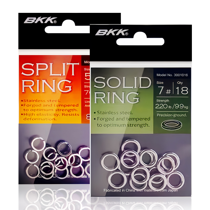 BKK黑金刚路亚环单圈双圈海钓