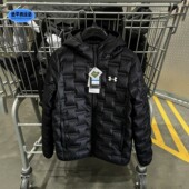 安德玛商场同款 轻薄羽绒服秋冬新防污防泼水保暖鸭绒连帽外套 童装