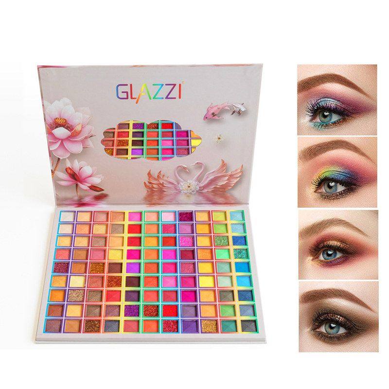 色上色易99亮片飞粉不珠光金葱粉GLAZZI哑光眼影跨境彩妆