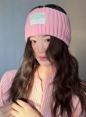 英国Next Rtrx运动发带女针织宽边健身头带保暖护额束发瑜伽发箍