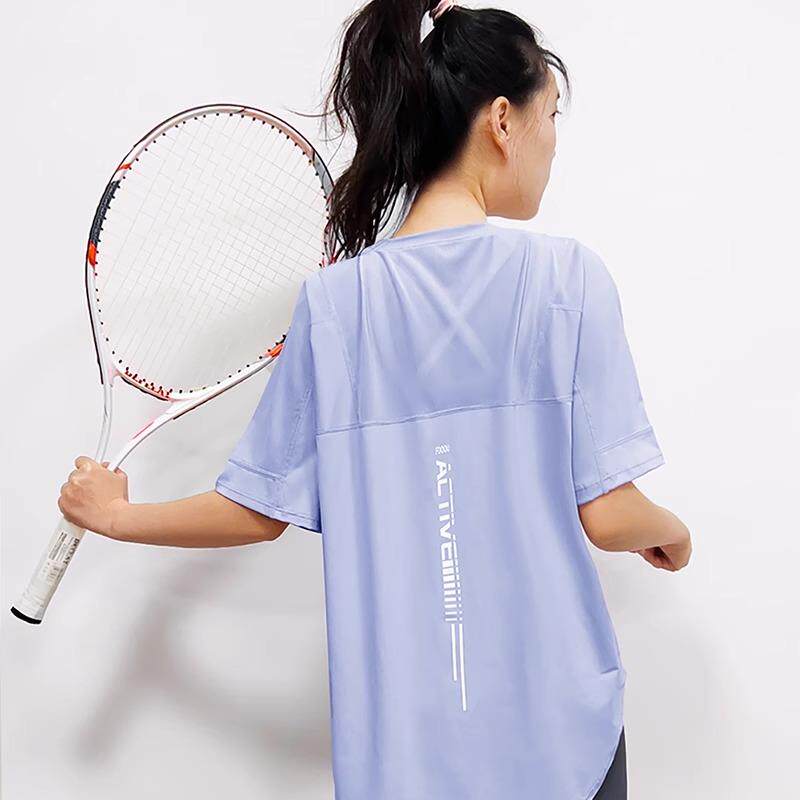 英国运动短袖女瑜伽服上衣