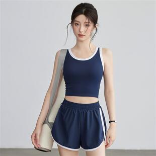 英国NextRtrx健身背心女夏季文胸一体式跑步训瑜伽练套装运动内衣