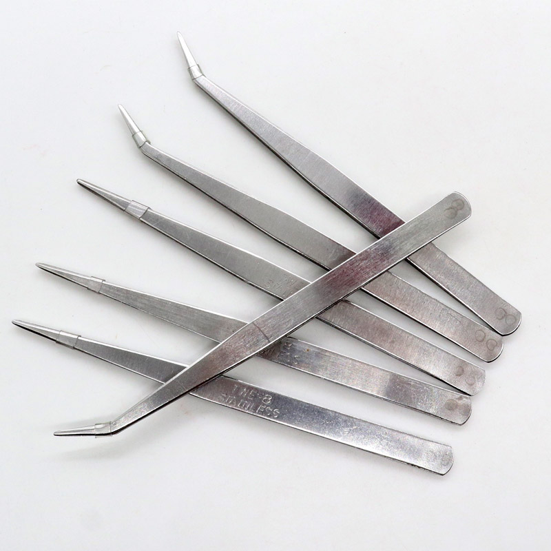 直头/弯头不锈钢镊子夹钳子眉毛小夹子 缝纫机夹辅料线头工具夹子