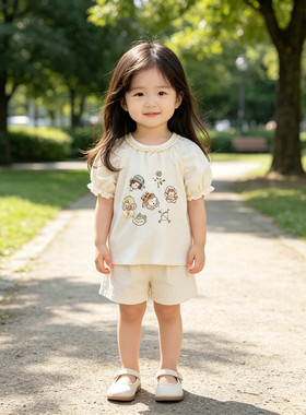 2026新款女童夏季卡通短袖T恤