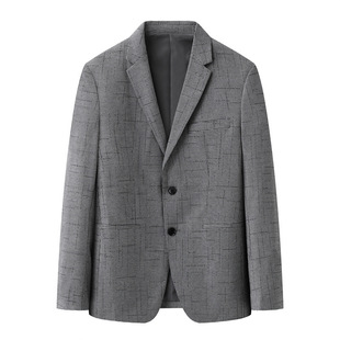 平驳领商务休闲单排扣西服西装 男装 男士 新款 A1H027 春季