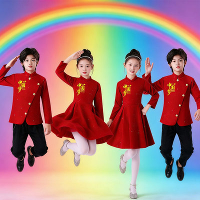 铁血丹心儿童大合唱加厚演出服