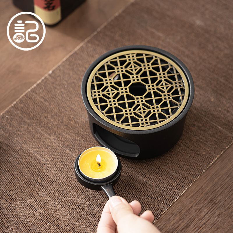 《温茶炉》蜡烛暖茶器底座公杯茶壶加热保温茶具用品圣木香薰炉