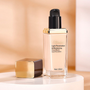 百慕彩光感透润奶油肌粉底液遮瑕持久不脱妆BB霜保湿轻薄修容粉底