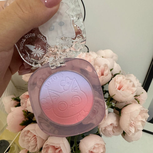 ROZO萌趣喵喵腮红持久提亮修容提升气色粉质细腻自然立体素颜显白