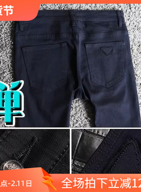 只剩2件2折秋季新经典三角标客供面料弹力男士 牛仔裤 18671