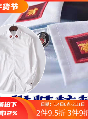 2折秋季进口客供精梳棉精美蜜蜂刺绣男士商务休闲衬衫 72505 P40