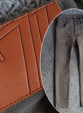 2025秋冬复古灰咖色多层水洗简约百搭小直筒男士休闲牛仔裤 25970