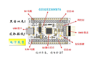 GD32E230K8T6开发板GD32E230K8T6核心板GD32E230开发板
