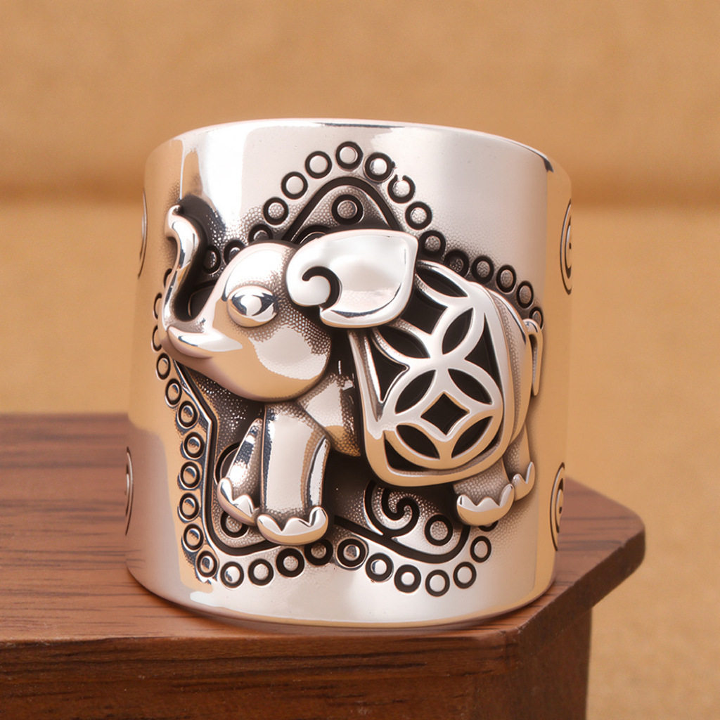 复古大象戒指男潮个性冷淡风招财钱币食指戒时尚百搭仿泰银开口戒,饰品/流行首饰/时尚饰品新,戒指/指环,淘宝优惠券,粉丝福利购,淘宝优惠卷