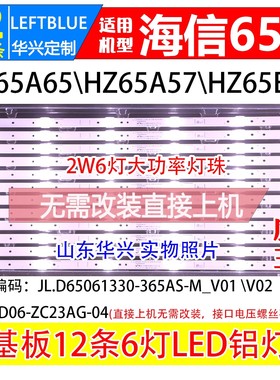 鲁至适用松下TH-65FX520C灯条LB65073 V0 SH65D06-ZC23AG-04灯条
