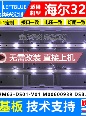 鲁至适用海尔32EU3100灯条DS32M63-DS01-V01 M00600939 DSBJ-WG