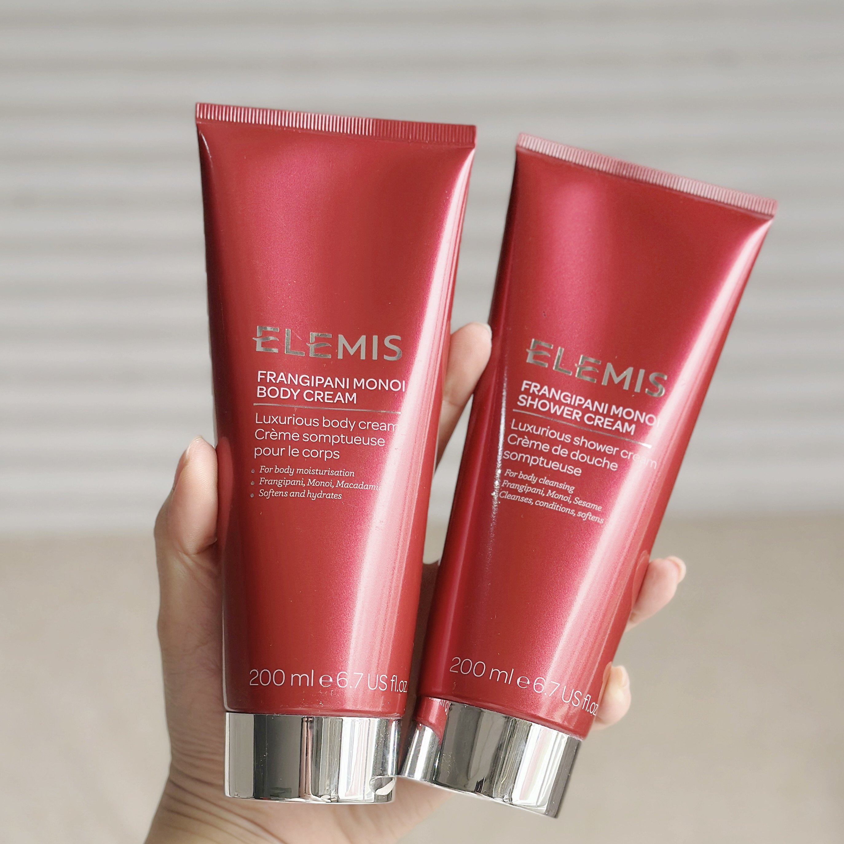 丝F兰清仓！柜340！E*MIS 塔希提栀子花沐浴乳/身体润肤霜200ml